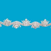 Strassz szalag - SILVER